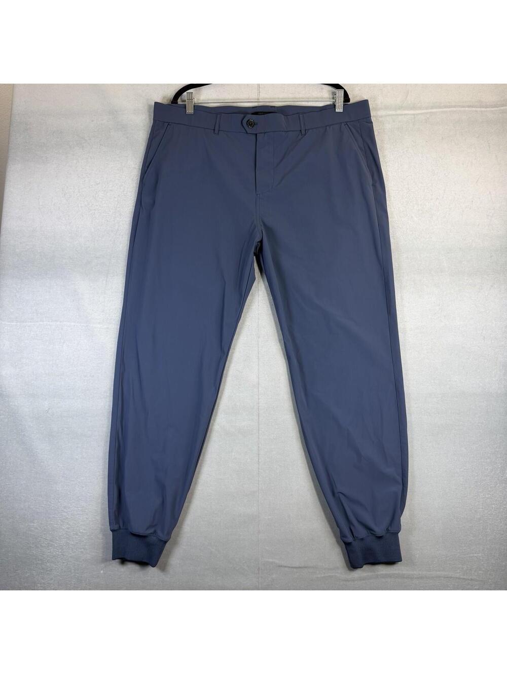 Greyson Montauk Jogger Pants Mens 40 Blue Golf Stretch Performance Tech